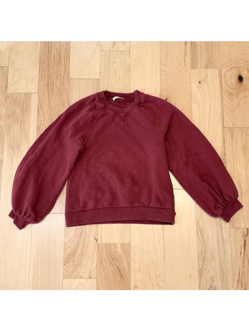 Ulla Johnson Women’s Ebba Pullover Puff Sleeve Sweatshirt